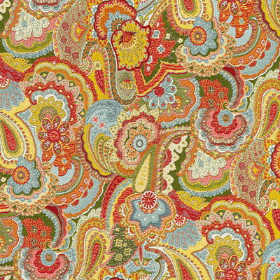 Kravet 32812.530 Paisley Crush Primary Fabric
