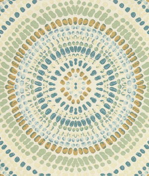 Kravet 32987.1516 Painted Mosaic Vapor Blue Fabric