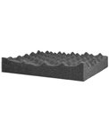 2¾ x 54 x 54 Acoustic Egg Crate Foam - Charcoal