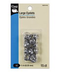 Dritz 15 Nickel Eyelets - 1/4"