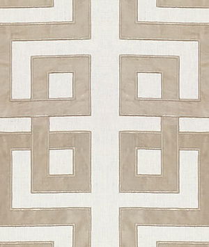 Kravet 33957.11 Modern Applique Stone Fabric