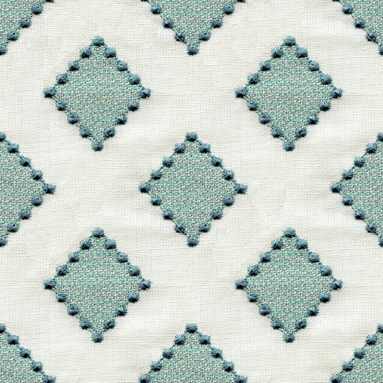Kravet 34267.1516 Diamondots Turquoise Fabric