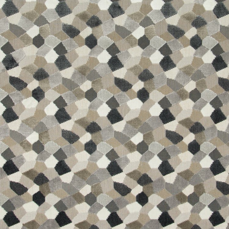 Kravet 34783.611 Modern Mosaic Silver Fabric