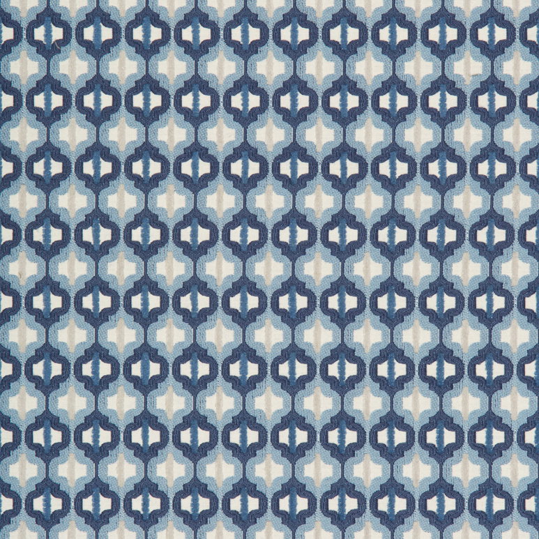 Kravet Turned Out Tile Marine Fabric