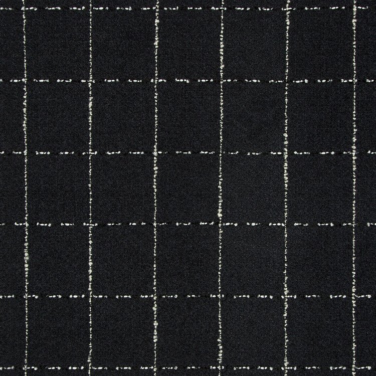 Kravet Pocket Square Noir Fabric