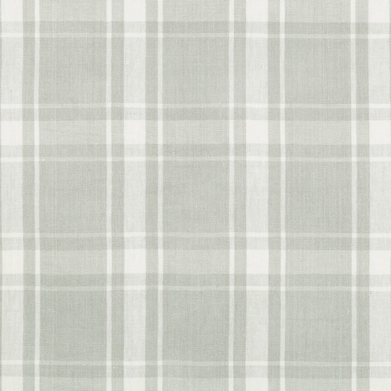 Kravet Setts Check Grey Fabric