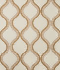 Kravet Wandering Ivory/Gold Fabric