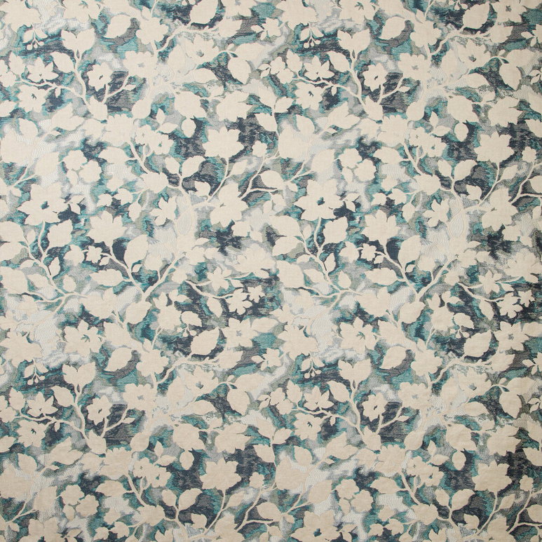 Kravet Les Fleurs Teal Fabric
