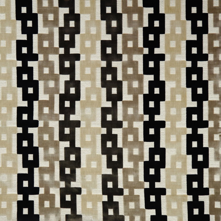Kravet Chain Velvet Onyx Fabric