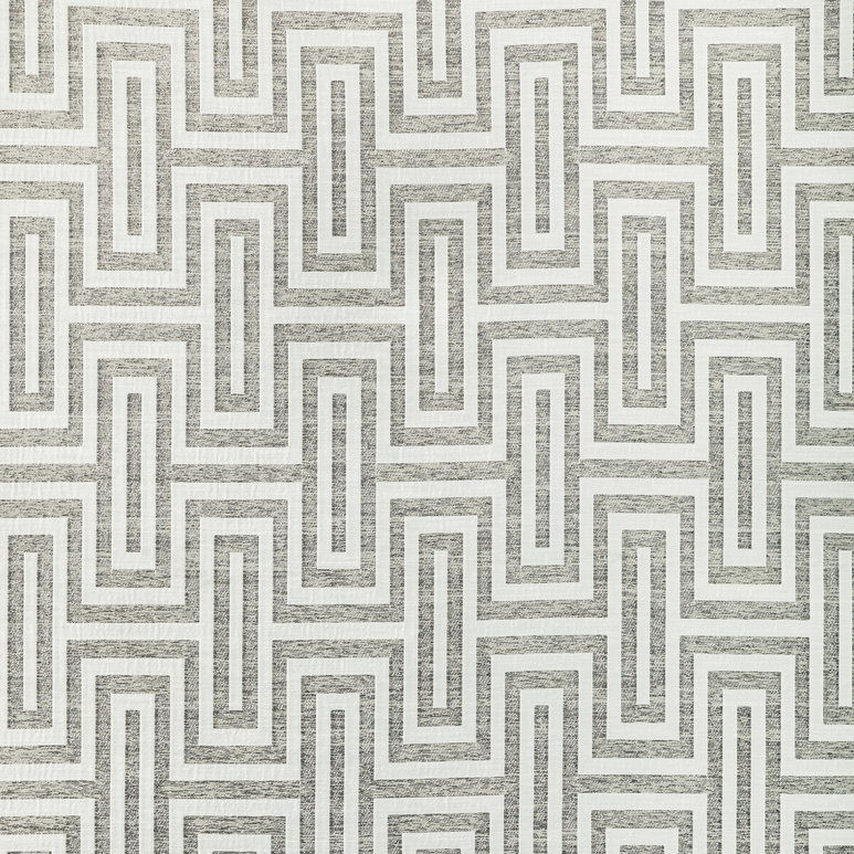 Kravet Geo Glam Ivory Platinum Fabric