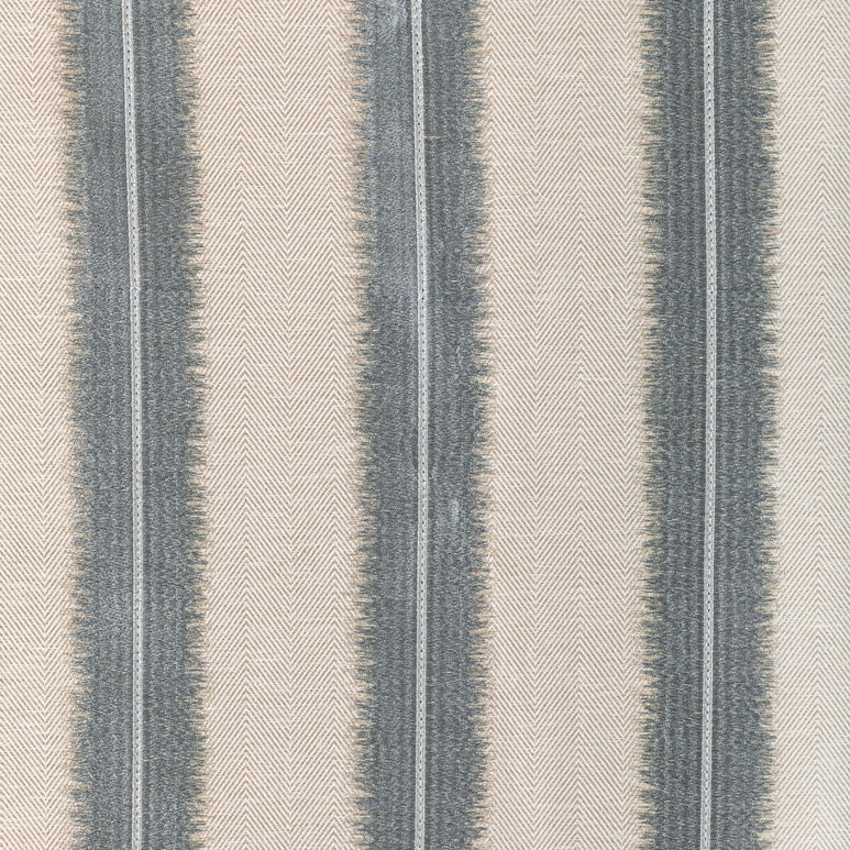 Kravet Etched Stripe Fog Fabric