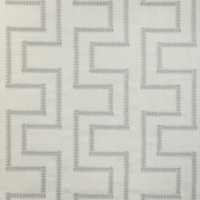 Kravet Roman Fret Grey Fabric