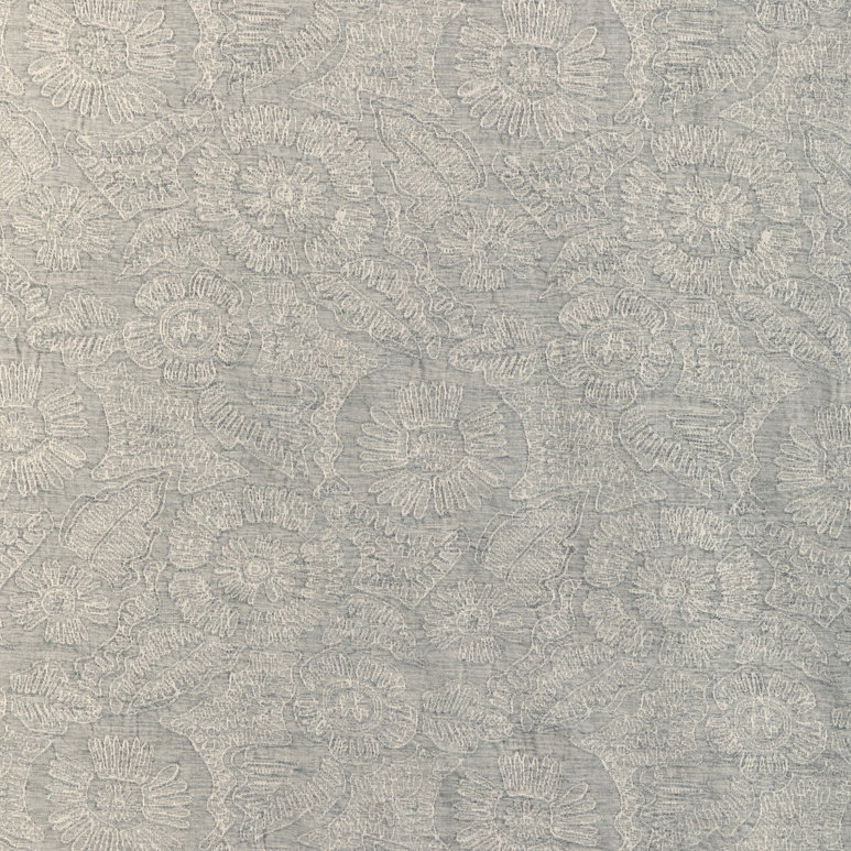 Kravet Chenille Bloom Dove Fabric