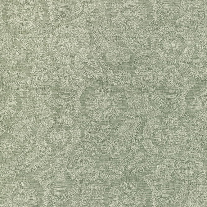 Kravet Chenille Bloom Sage Fabric
