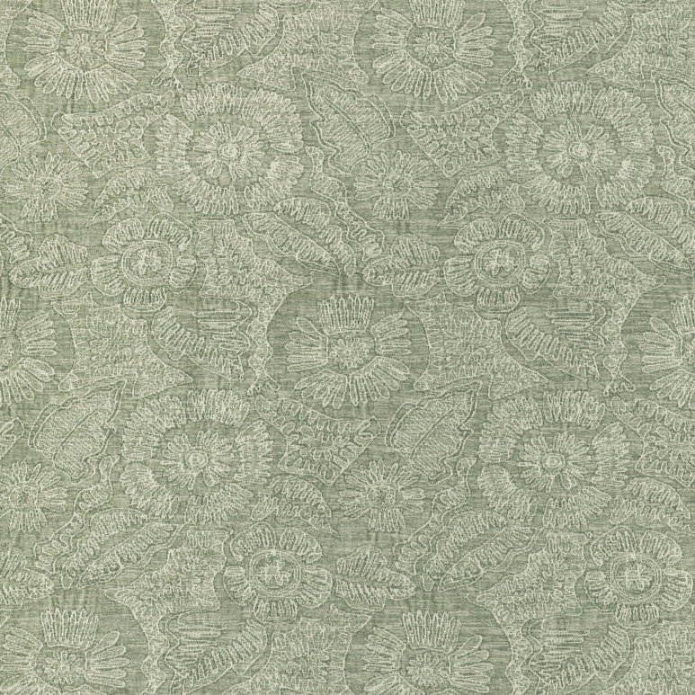 Kravet Chenille Bloom Sage Fabric