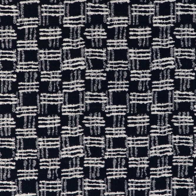 Kravet Cross Waves Ink Fabric