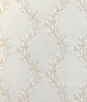 Kravet Leaf Frame Ivory Fabric