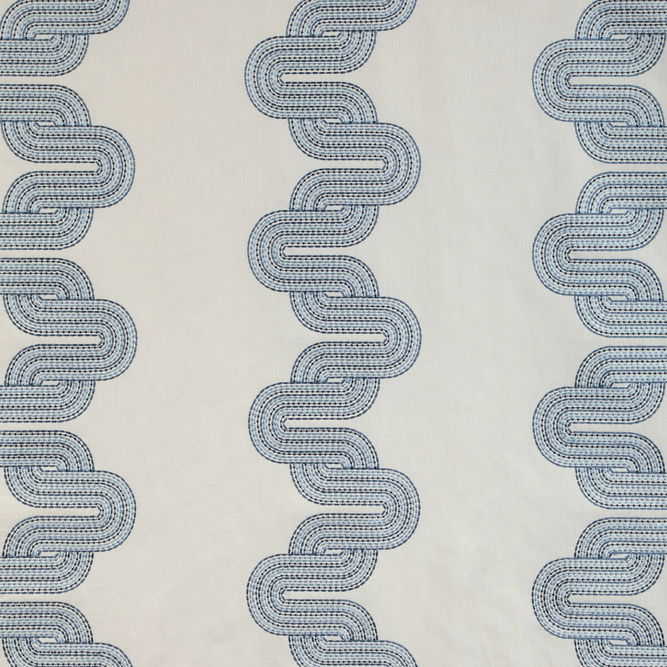 Kravet Cloud Chain Indigo Fabric