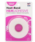 Therm O Web HeatnBond Hem Regular Weight Iron-On Adhesive Tape - 3/8" x 10 Yards