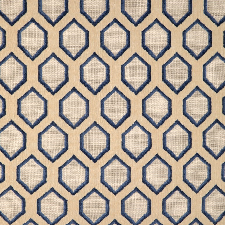 Kravet Waterlines Indigo Fabric
