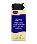 Wrights 1/2" Black Medium Rick Rack Tape - 2-1/2 Yards