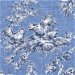 P/K Lifestyles Sunnyfield Toile Delft Fabric thumbnail image 2 of 3