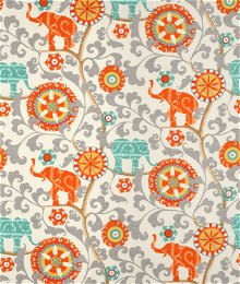 P/K Lifestyles Outdoor Menagerie Cayenne Fabric