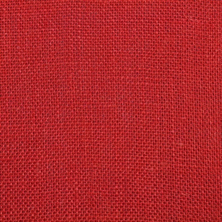 Red Sultana Burlap Fabric