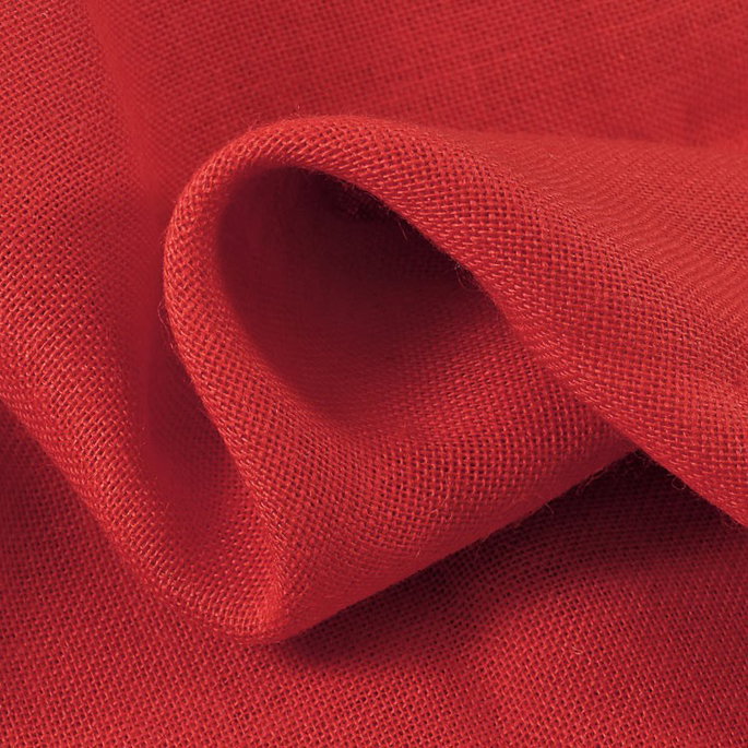 Red Sultana Burlap Fabric image 2 of 2