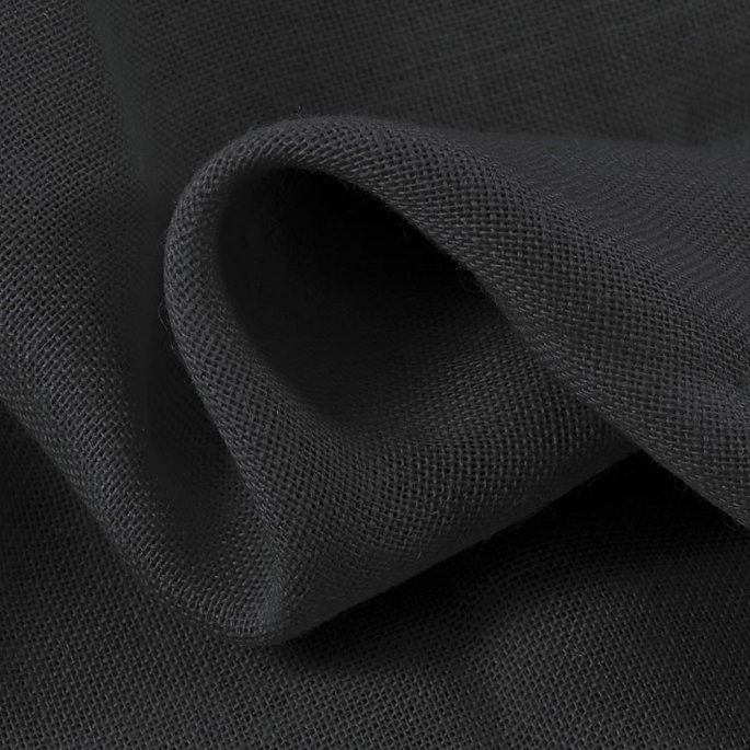 Black Sultana Burlap Fabric image 2 of 2