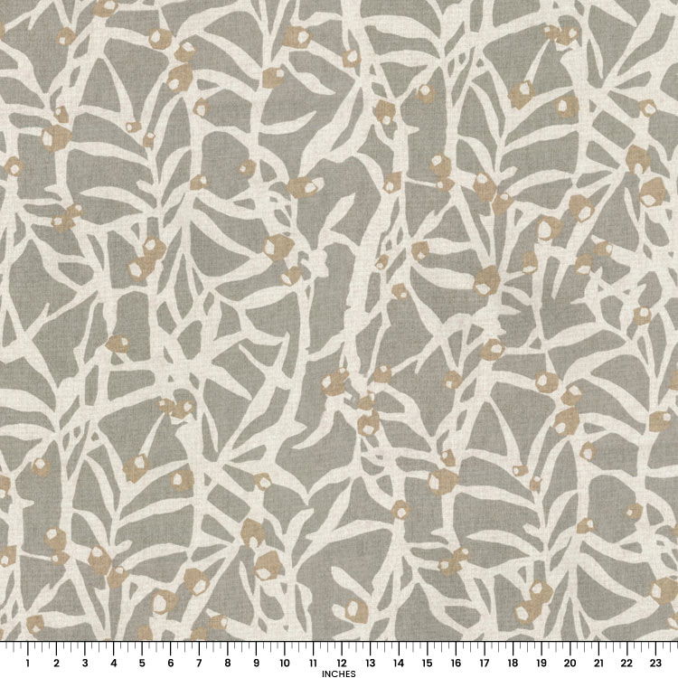 PKL Studio Origami Branch Platinum Fabric OnlineFabricStore