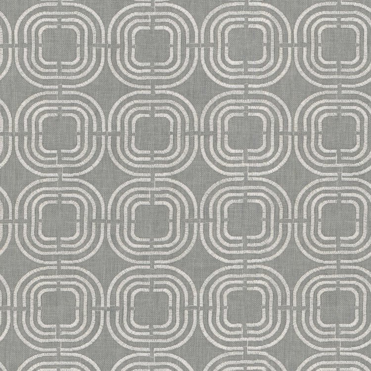 PKL Studio Chain Reaction Embroidered Sterling Fabric