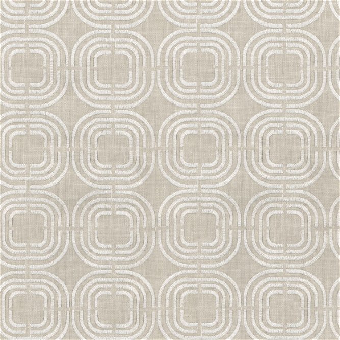 PKL Studio Chain Reaction Embroidered Linen Fabric