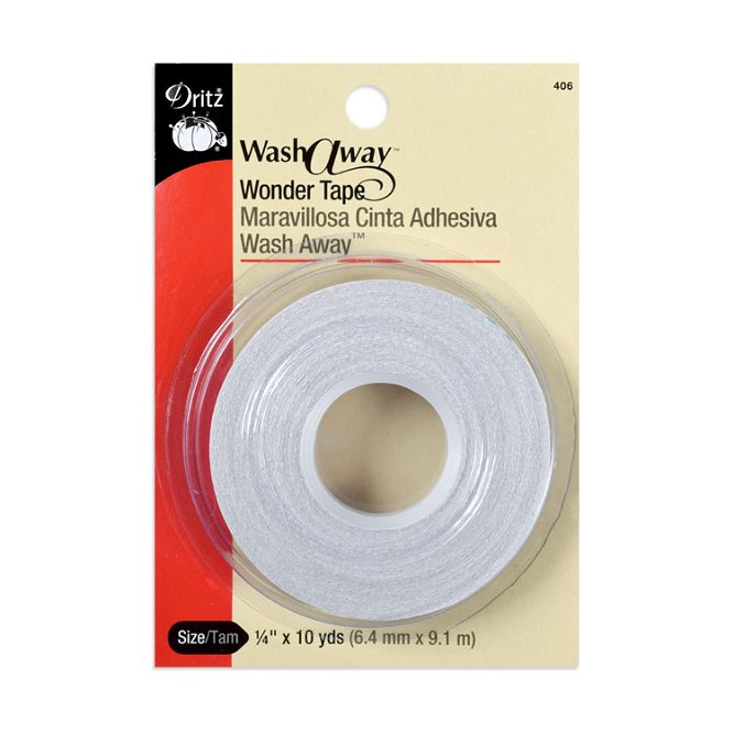 Dritz Wash-A-Way Wonder Tape - 1/4&quot; x 10 Yards
