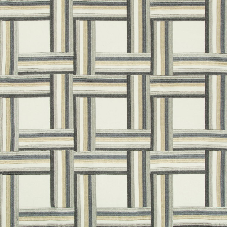 Kravet Front Row Steel Blue Fabric