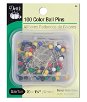 Dritz 100 Color Ball Point Pins - Size 20