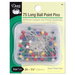 Dritz 75 Long Ball Point Pins - Size 24