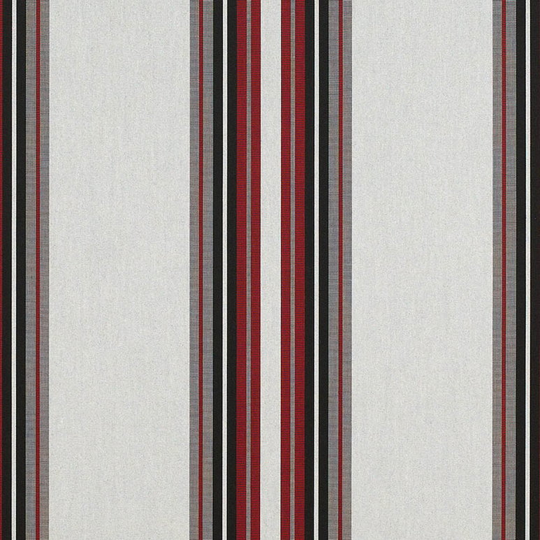 Sunbrella Awning / Marine 46" Burgundy / Black / White Fabric