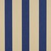 Sunbrella Mayfield Mediterranean / Canvas Block Stripe Fabric