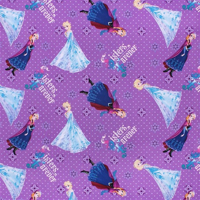 Springs Creative Disney Frozen Sisters Forever Character Toss Fabric