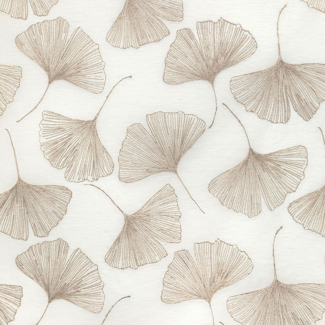 Kravet Gingko Leaf Gold Fabric