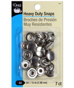 Dritz 7 Heavy Duty Snaps - Size 24