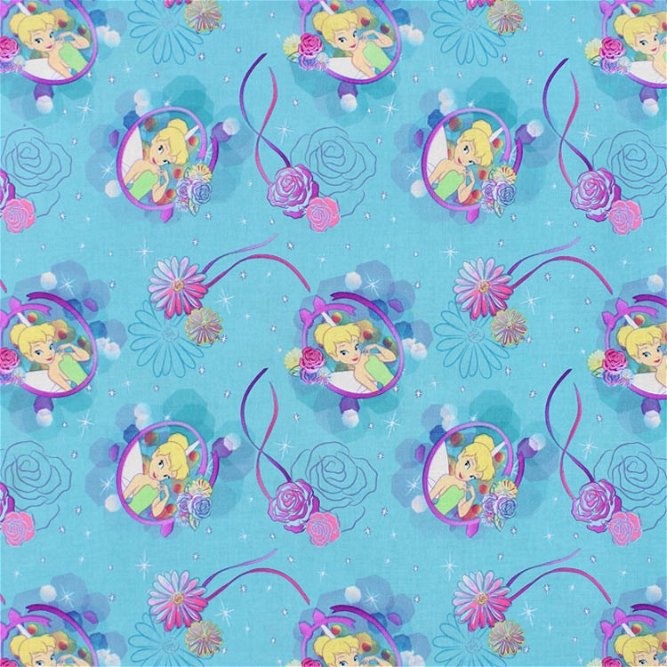 Springs Creative Disney Tinkerbell Petal Perfect Cameo Fabric