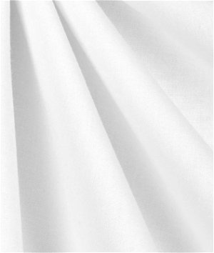 Roc-lon 90 inch Bleached White Permanent Press Wide Cotton Muslin Fabric