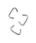 1/2" D-Style Loose Galvanized Blunt Hog Rings