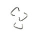 1/2" D-Style Loose Stainless Blunt Hog Rings