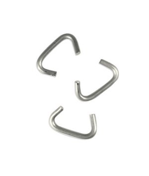 1/2 inch D-Style Loose Stainless Blunt Hog Rings