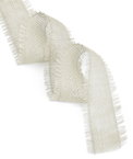 2.5" Off White Jute Ribbon - 10 Yards