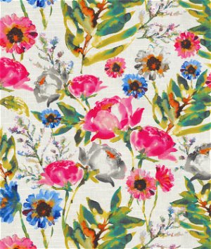 Kelly Ripa Home Flower Mania Petunia Fabric