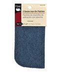 Dritz 2 Denim Iron-On Patches
